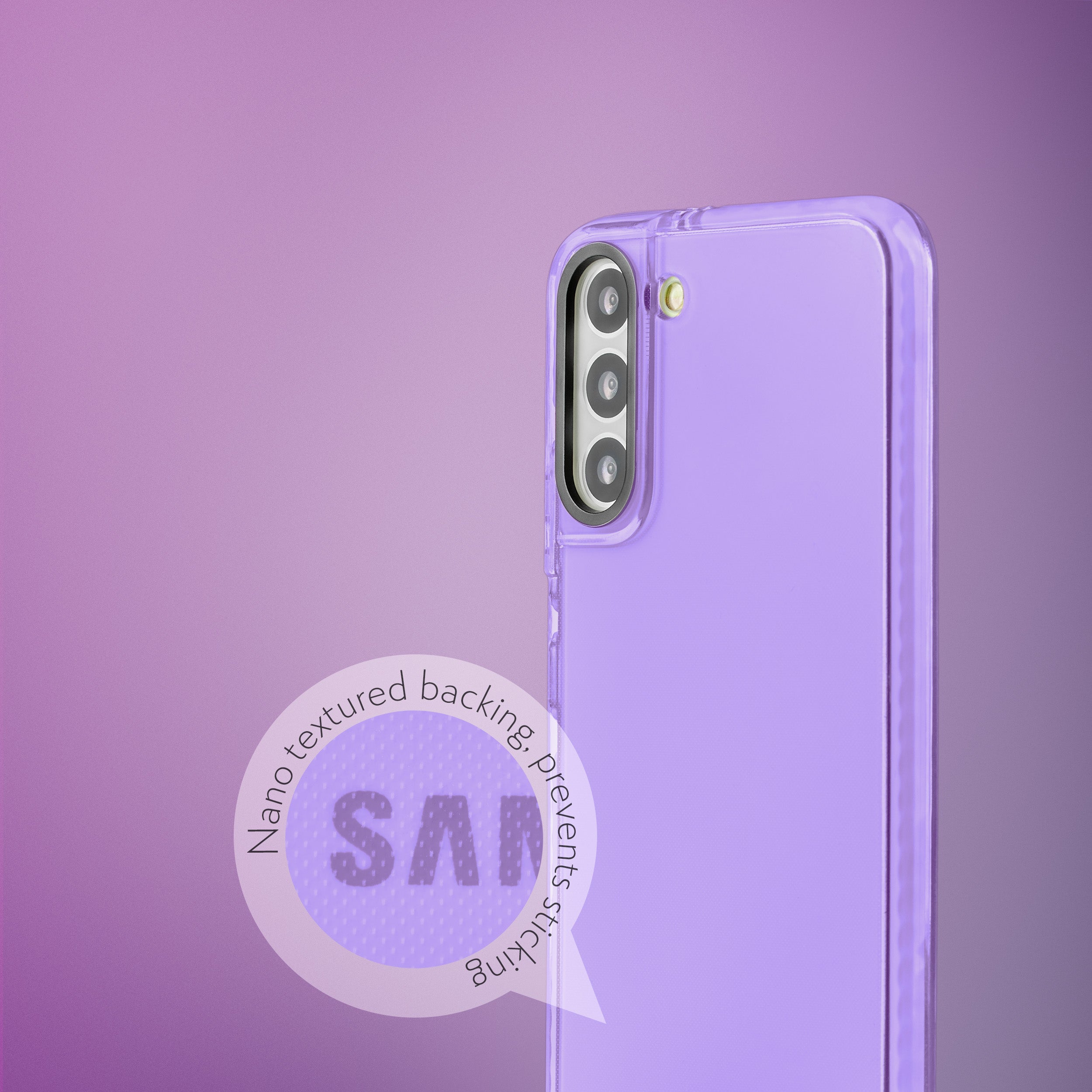 Barrier Case for Galaxy S22 Plus - Light Pastel Purple