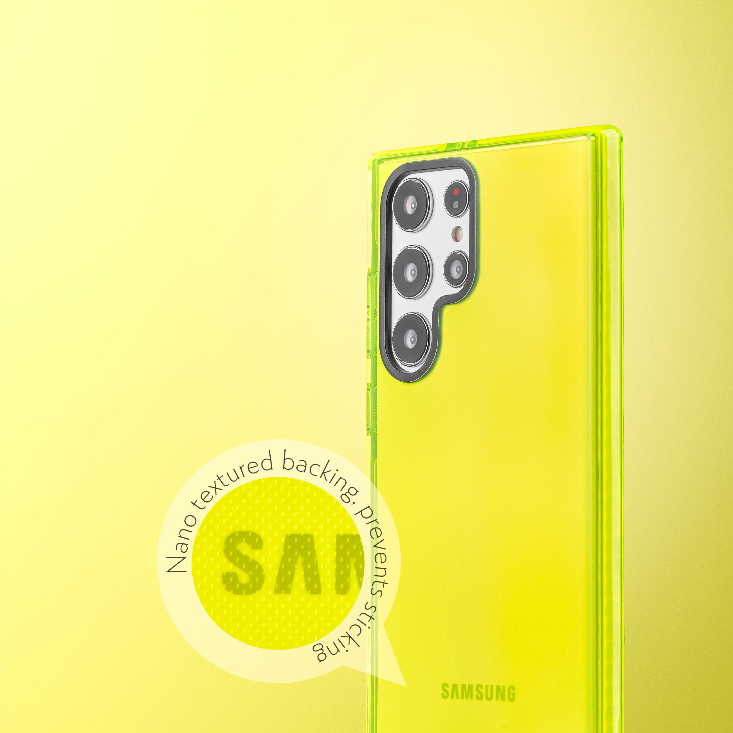Barrier Case for Galaxy S22 Ultra - Hi-Energy Neon Yellow