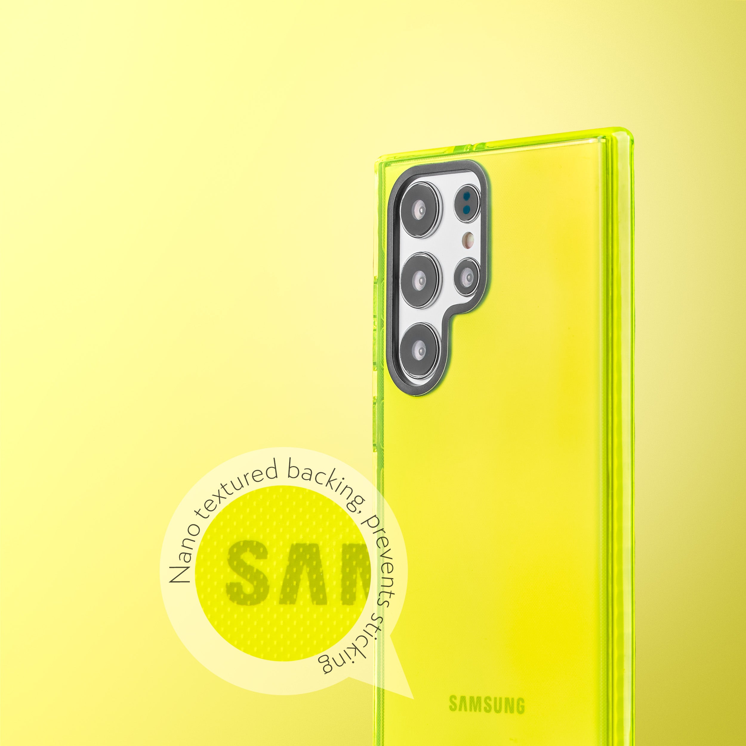 Barrier Case for Galaxy S23 Ultra - Hi-Energy Neon Yellow
