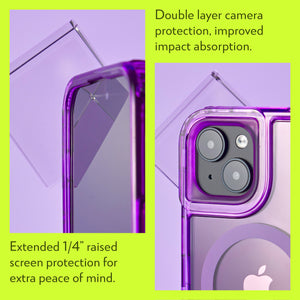 Chroma Case for iPhone 15 Plus - Ultra Purple Pulse