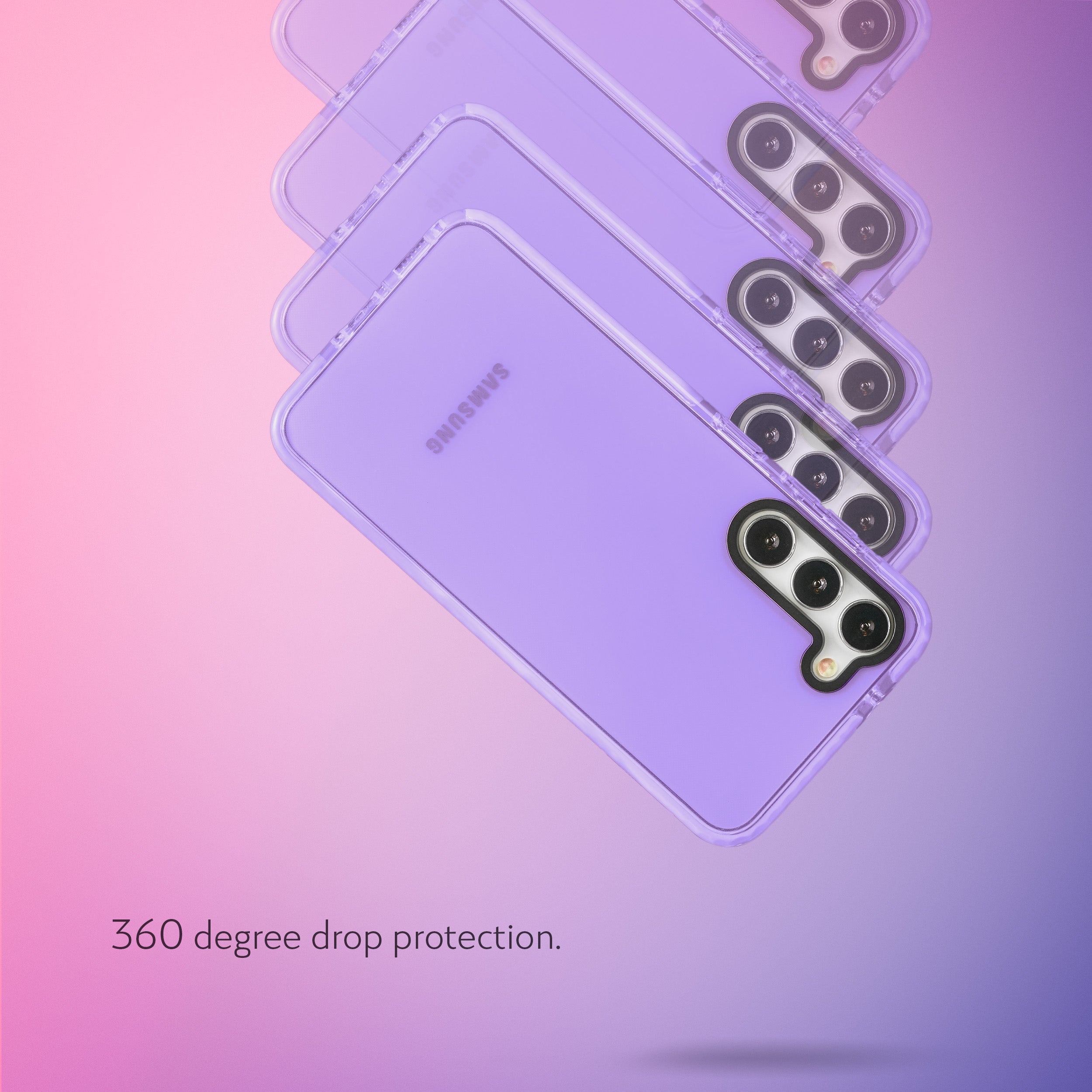 Barrier Case for Galaxy S23 Plus - Light Pastel Purple
