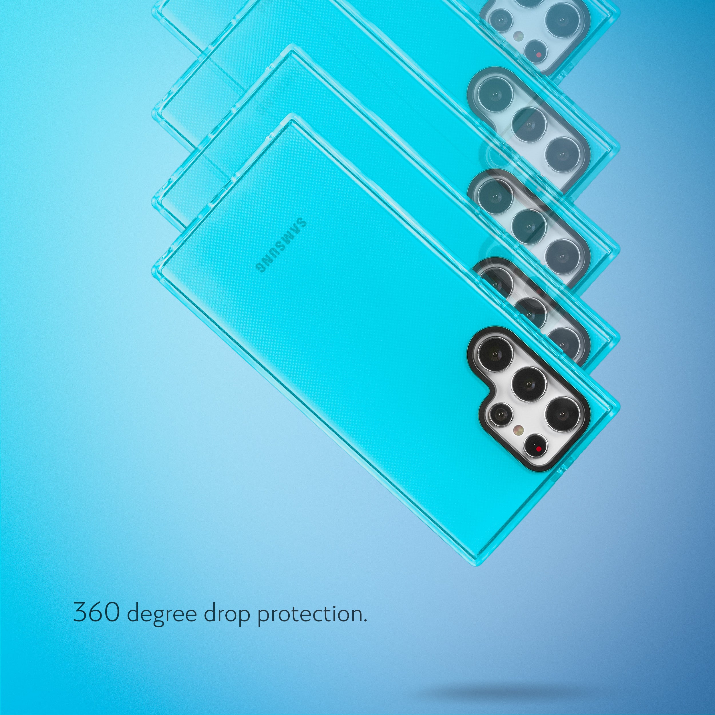 Barrier Case for Galaxy S22 Ultra - Brilliant Blue Sky