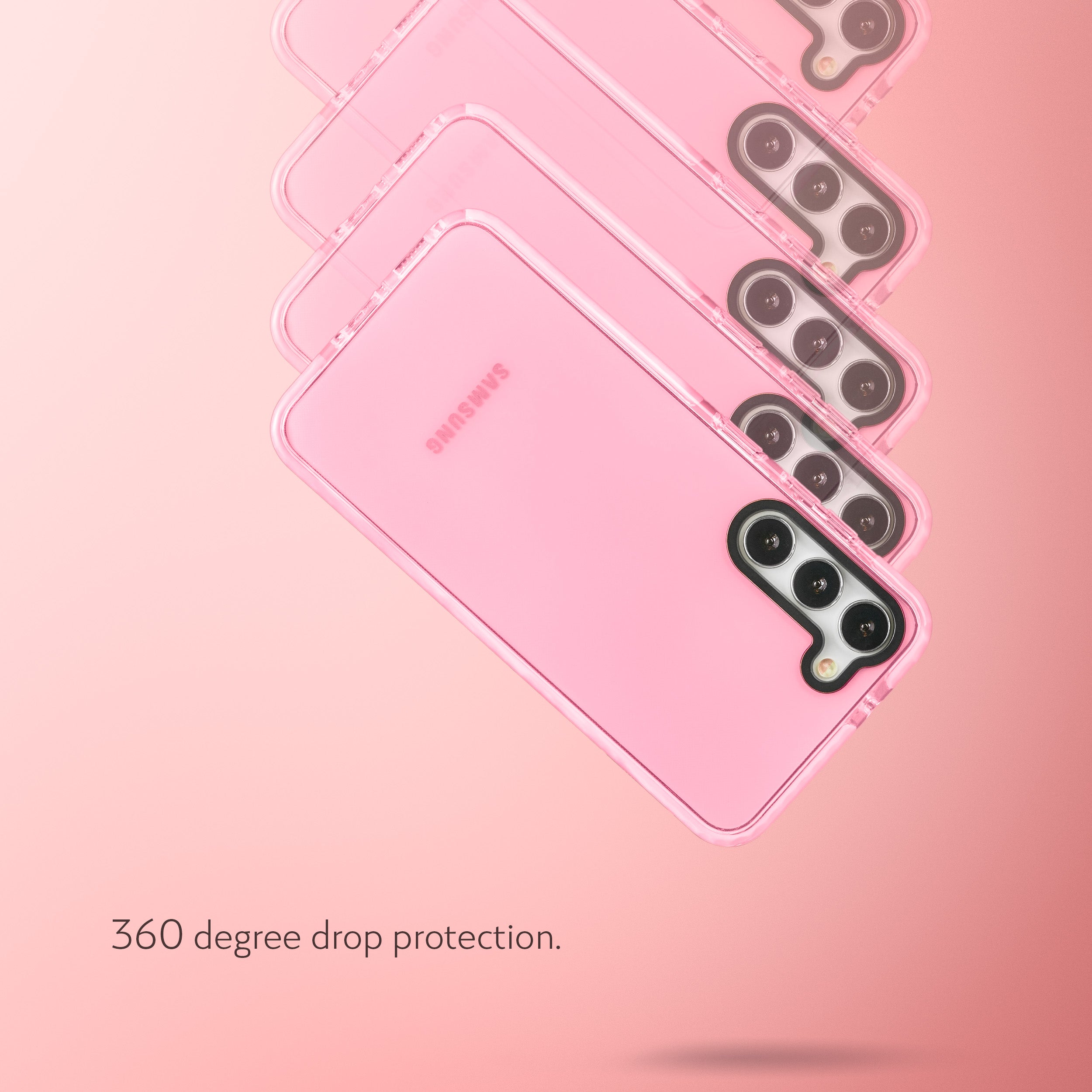 Barrier Case for Galaxy S24 Plus - Subtle Pink Peach
