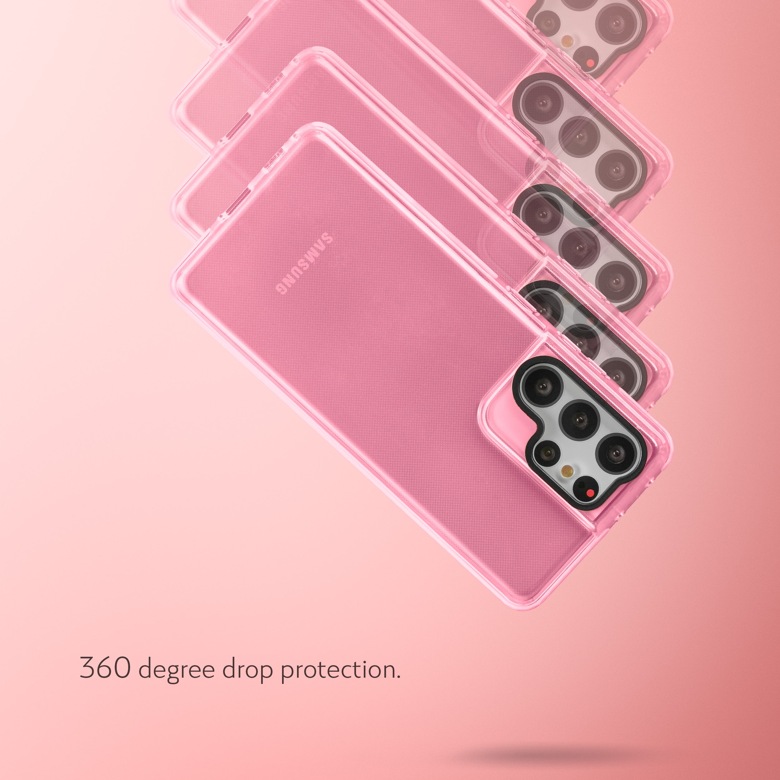 Barrier Case for Galaxy S21 Ultra - Subtle Pink Peach