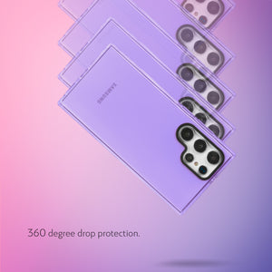 Barrier Case for Galaxy S24 Ultra - Light Pastel Purple