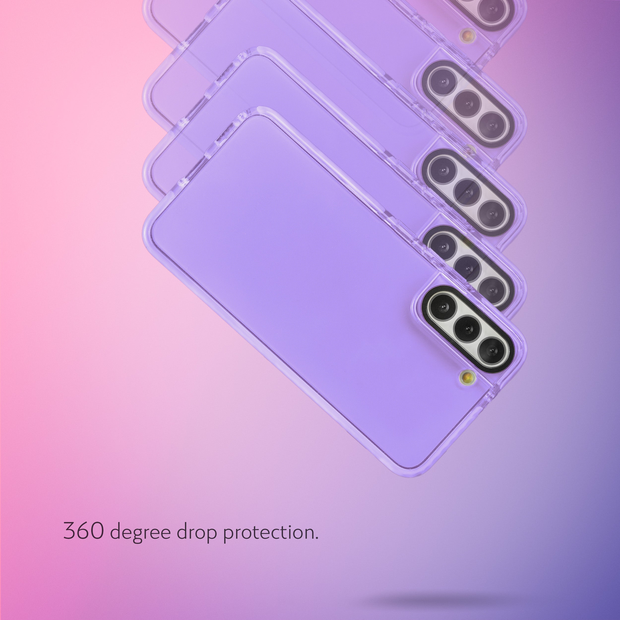 Barrier Case for Galaxy S22 Plus - Light Pastel Purple
