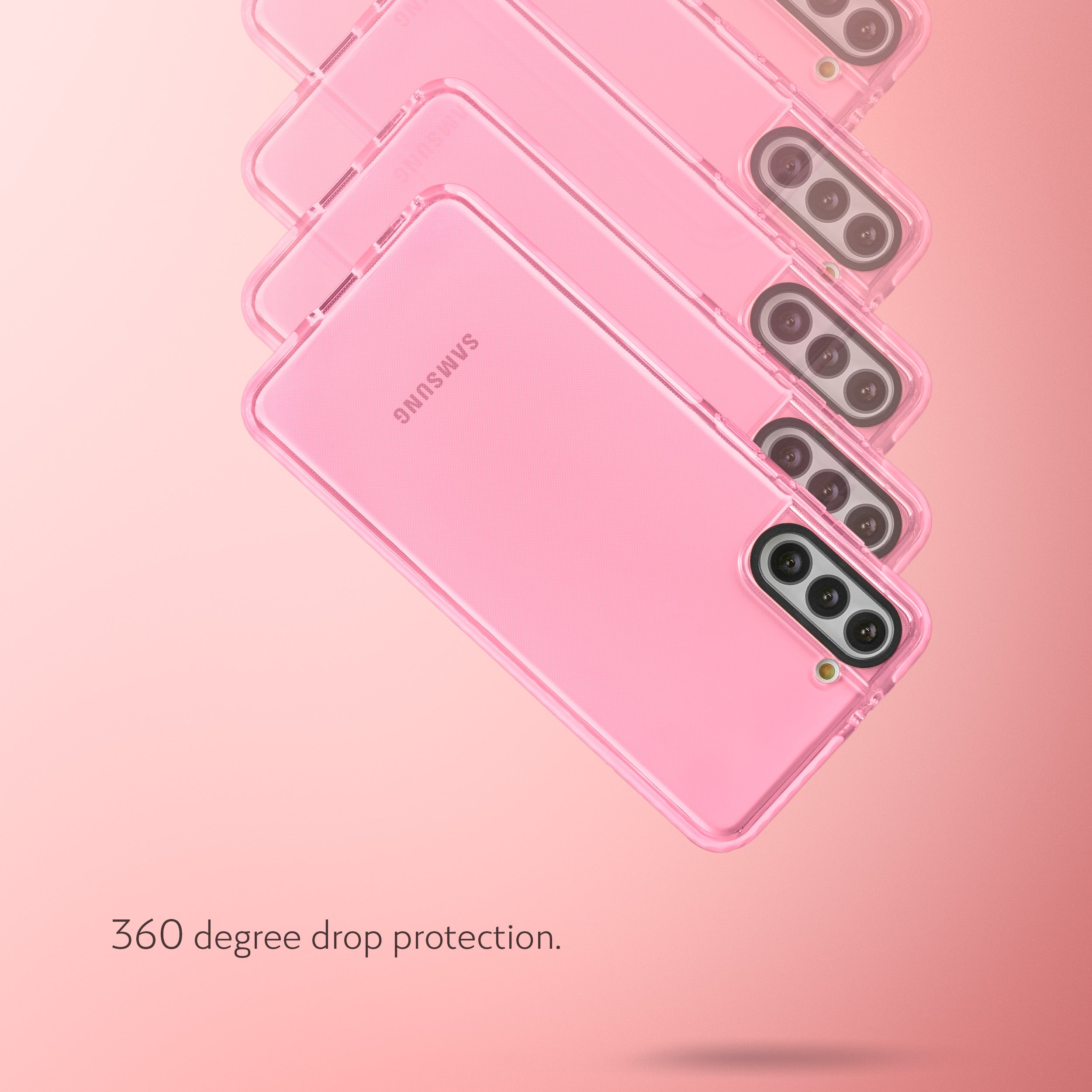 Barrier Case for Galaxy S21 Plus - Subtle Pink Peach