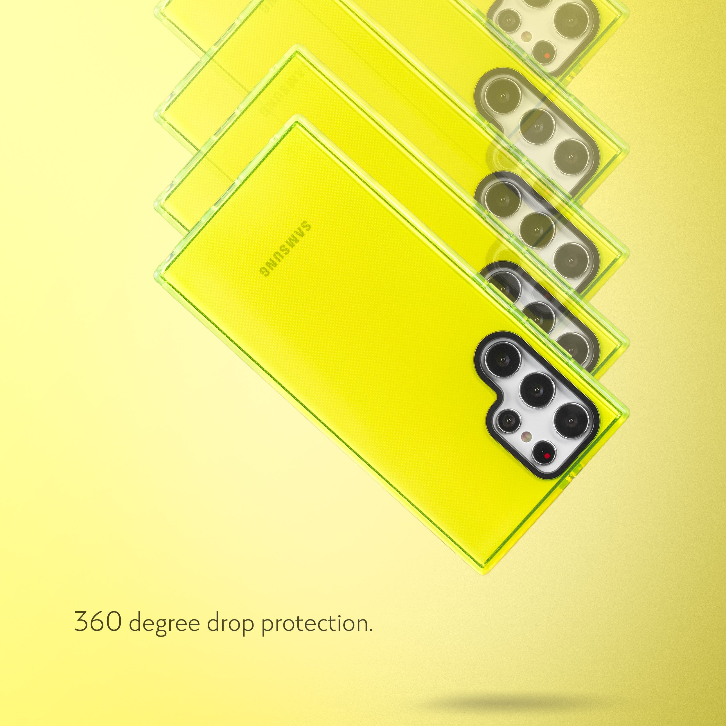 Barrier Case for Galaxy S22 Ultra - Hi-Energy Neon Yellow