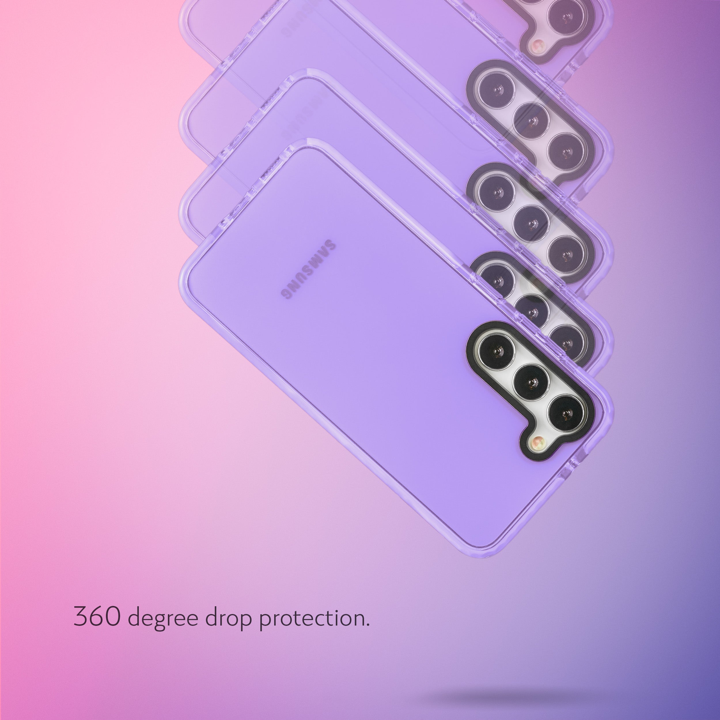 Barrier Case for Galaxy S24 - Light Pastel Purple