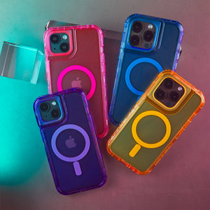 Chroma Case for iPhone 15 Pro Max - Ultra Purple Pulse