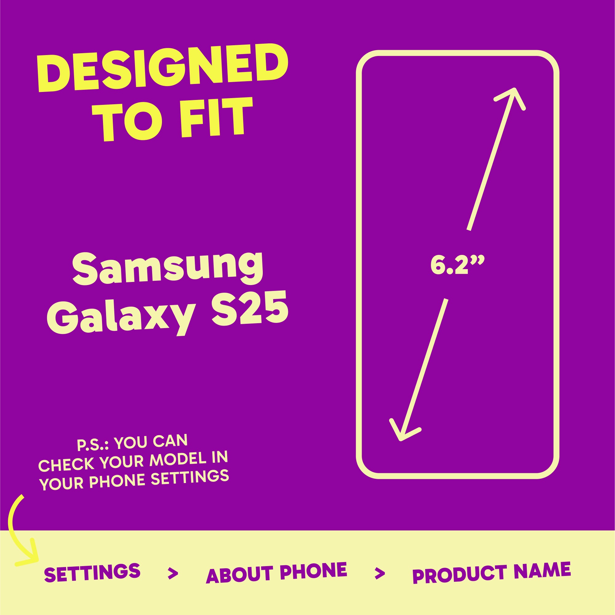 Barrier Case for Galaxy S25 - Fresh Purple Lavender