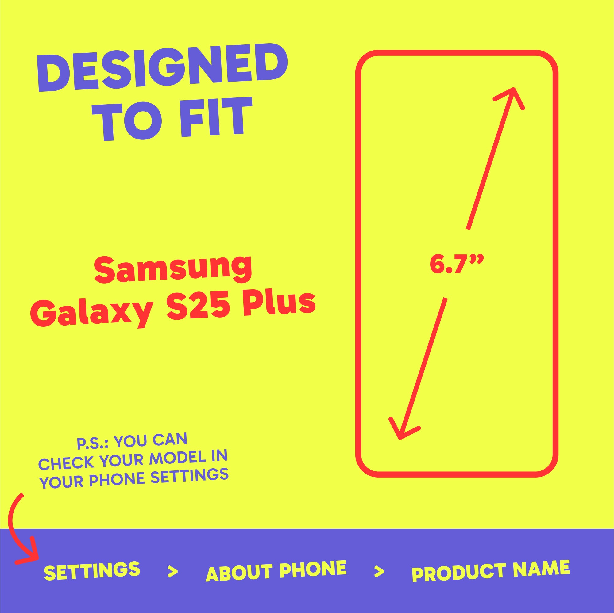 Barrier Case for Galaxy S25 Plus - Hi-Energy Neon Yellow