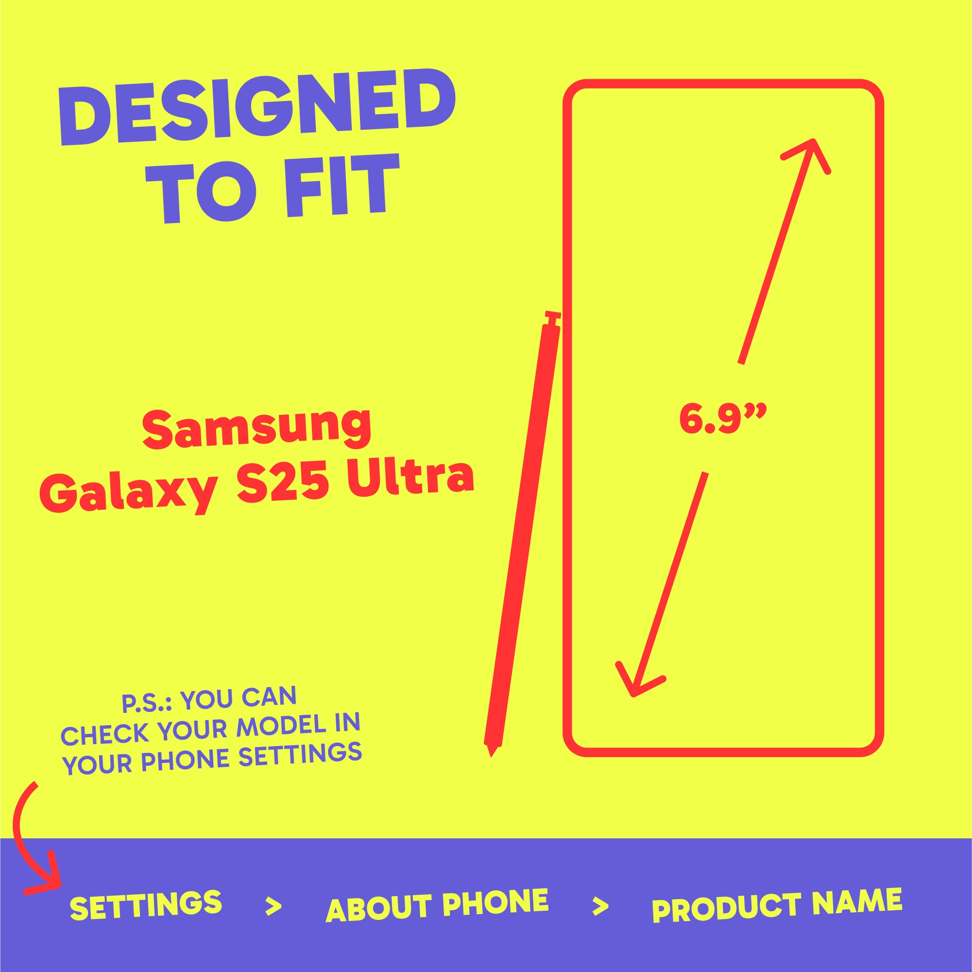 Barrier Case for Galaxy S25 Ultra - Hi-Energy Neon Yellow
