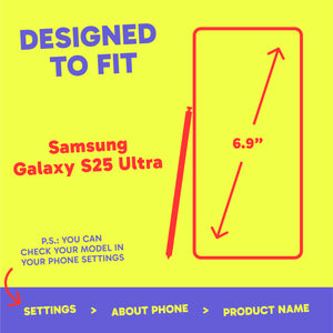 Barrier Case for Galaxy S25 Ultra - Hi-Energy Neon Yellow