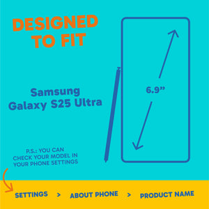 Barrier Case for Galaxy S25 Ultra - Brilliant Blue Sky
