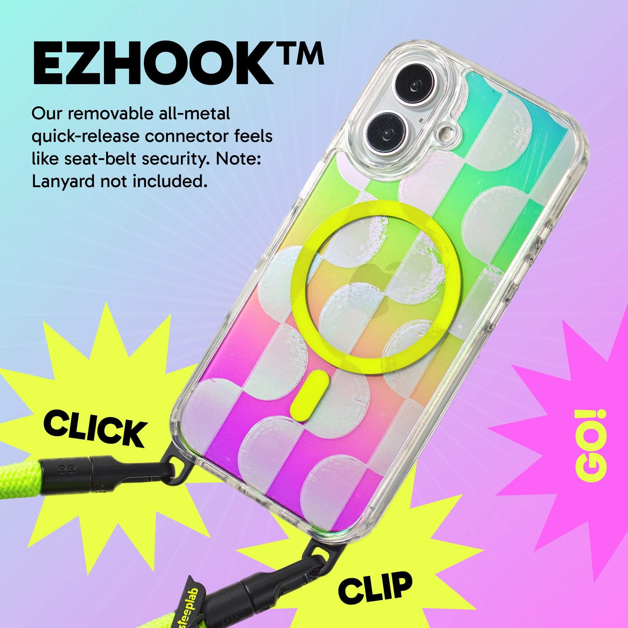 Freehand Case for iPhone 16 Plus -  MagSafe & Shockproof Protection w EZ Hook