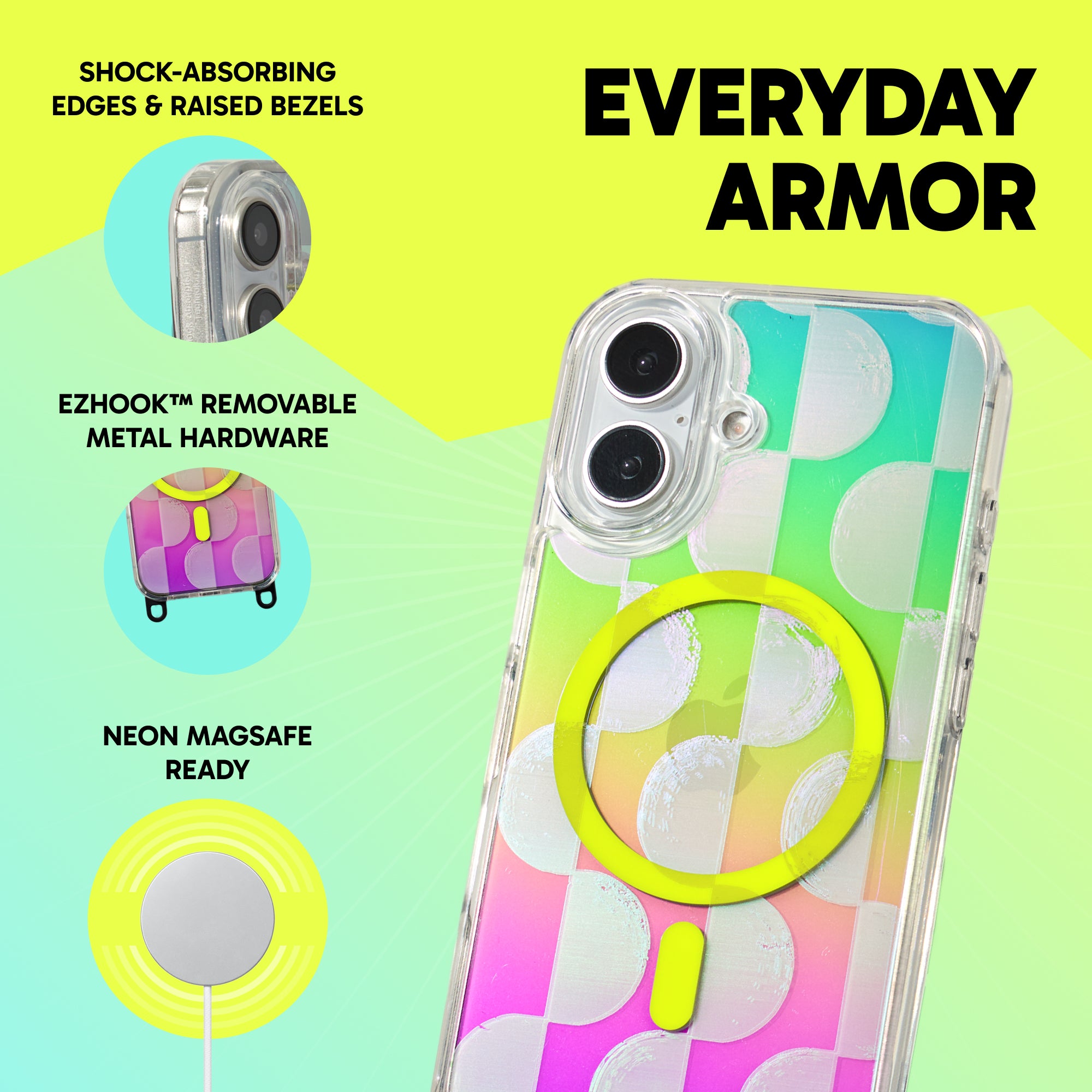 Freehand Case for iPhone 16 Plus -  MagSafe & Shockproof Protection w EZ Hook