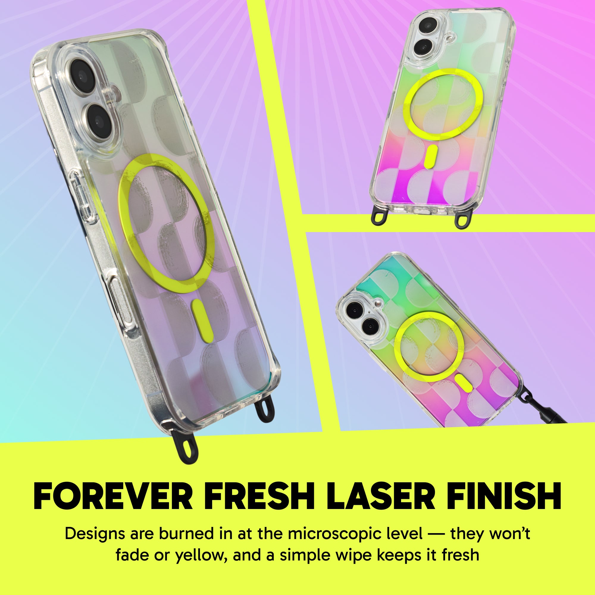 Freehand Case for iPhone 16 -  MagSafe & Shockproof Protection w EZ Hook