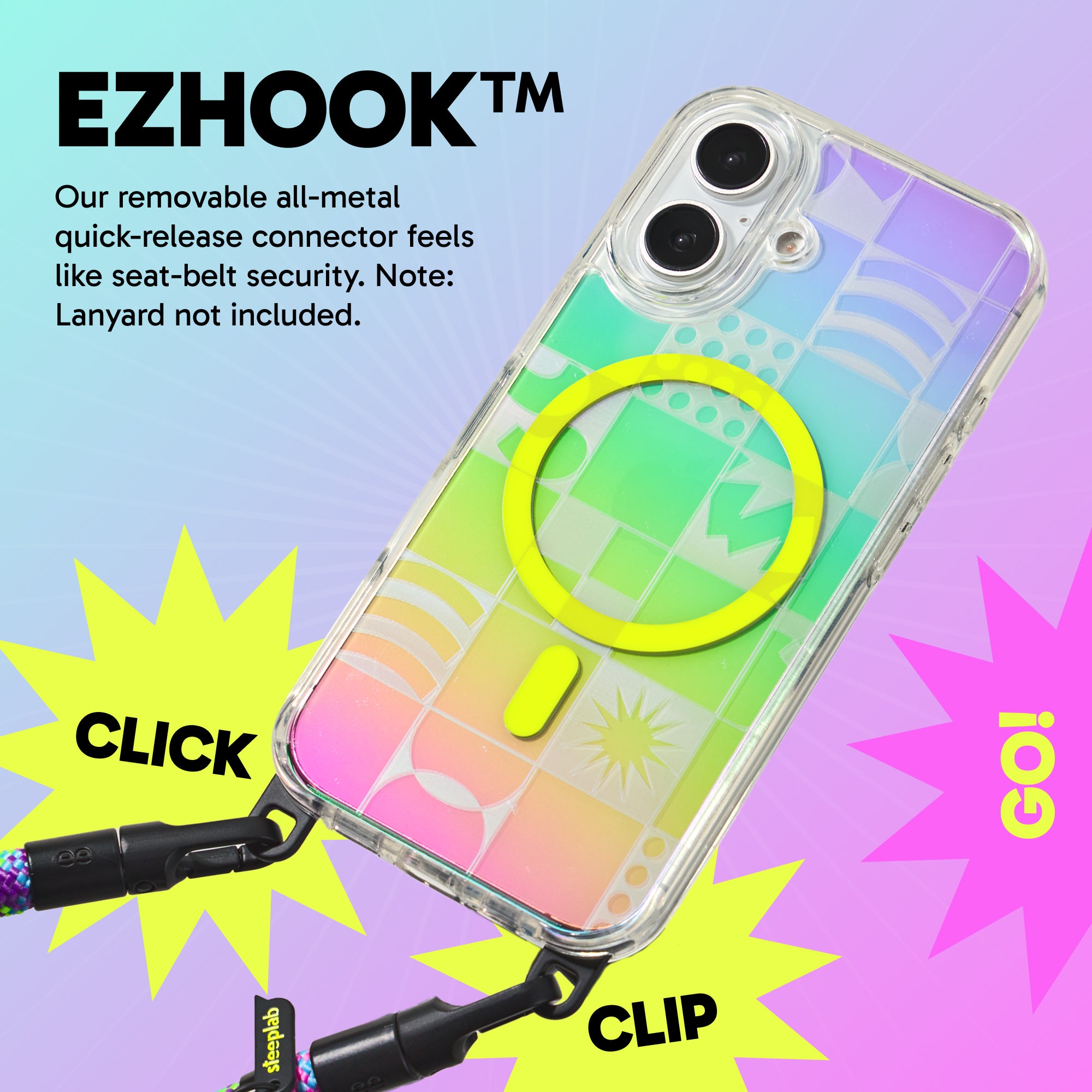 Freehand Case for iPhone 16 Plus -  MagSafe & Shockproof Protection w EZ Hook