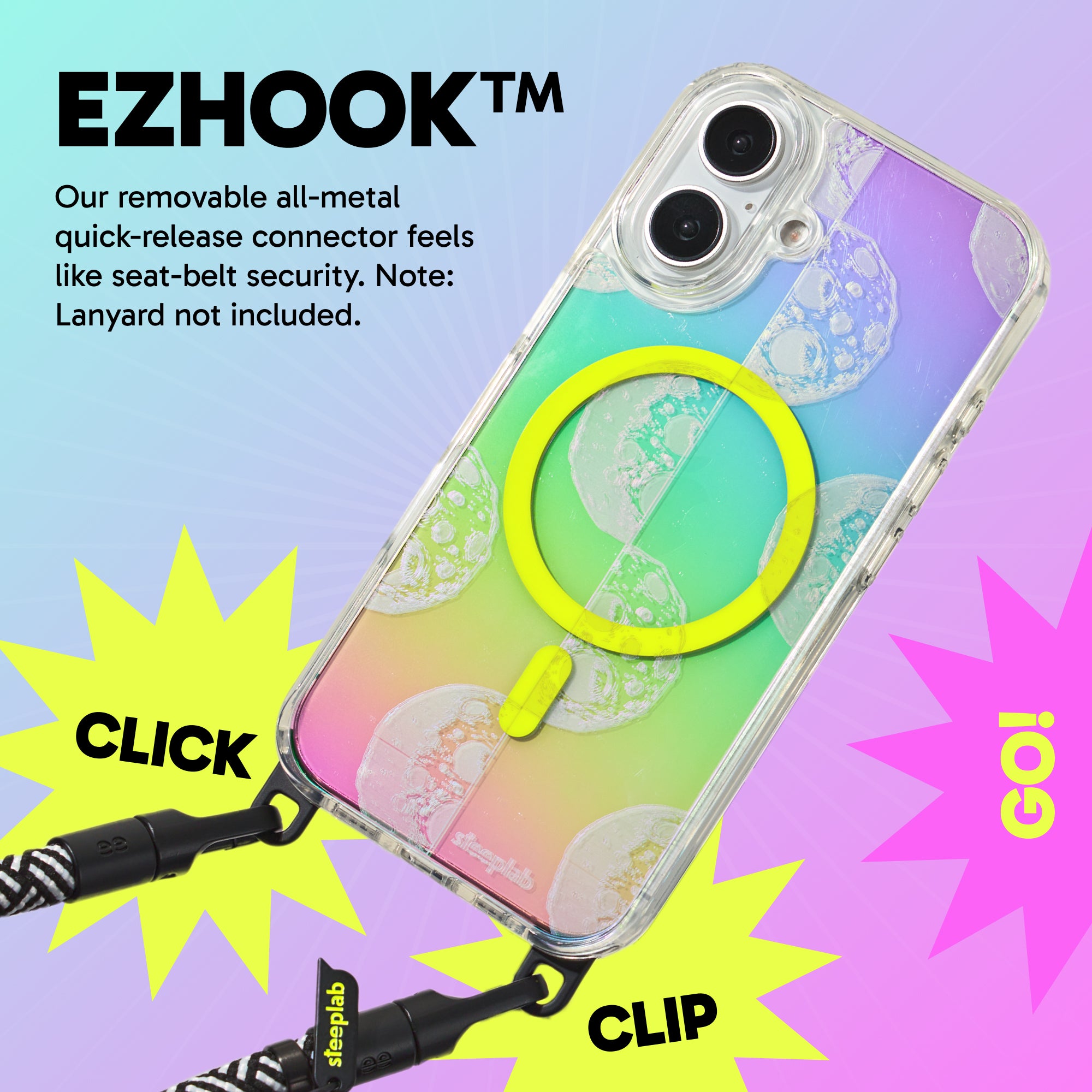 Freehand Case for iPhone 16 -  MagSafe & Shockproof Protection w EZ Hook