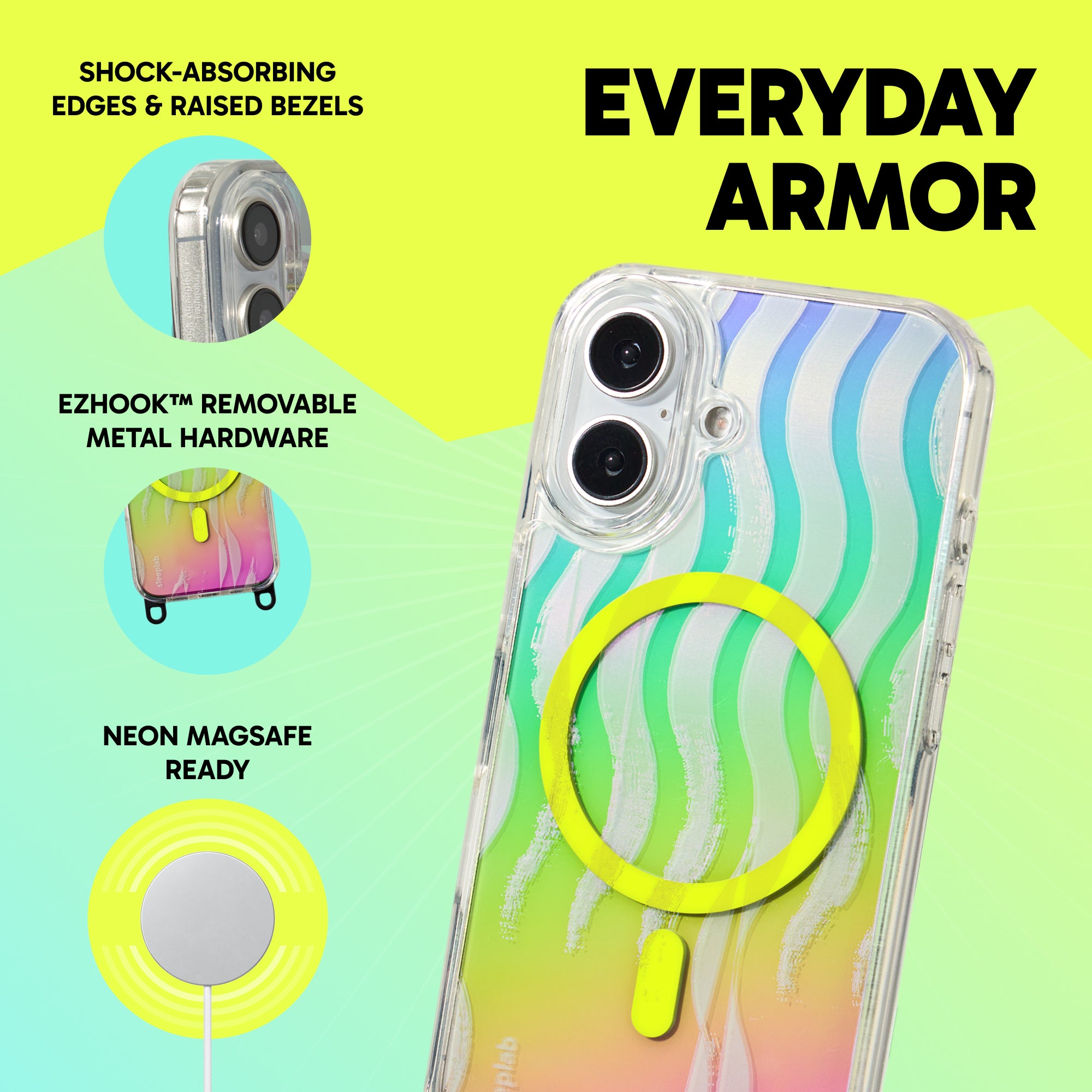 Freehand Case for iPhone 16 Plus -  MagSafe & Shockproof Protection w EZ Hook