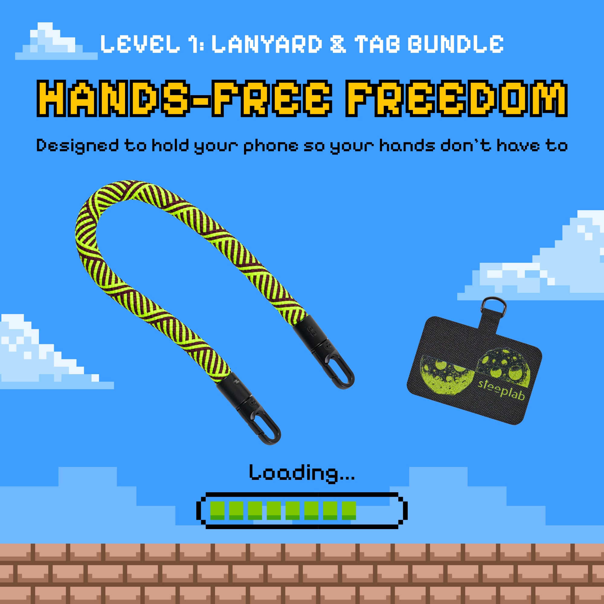 Freehand Baby GoKit - Wrist Lanyard + Phone Tab Bundle