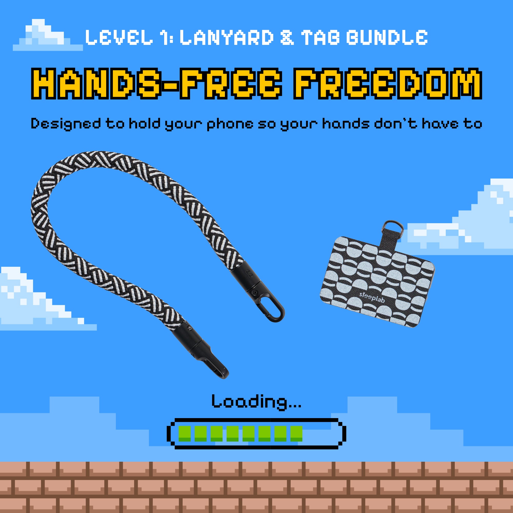 Freehand Baby GoKit - Wrist Lanyard + Phone Tab Bundle