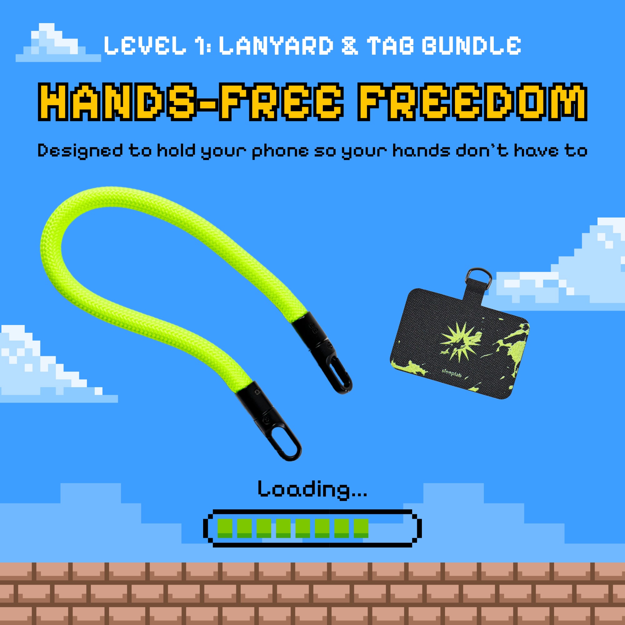Freehand Baby GoKit - Wrist Lanyard + Phone Tab Bundle