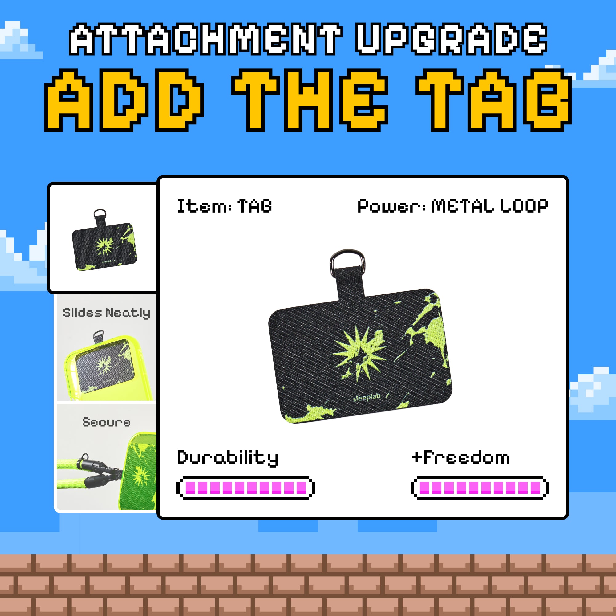 Freehand Baby GoKit - Wrist Lanyard + Phone Tab Bundle