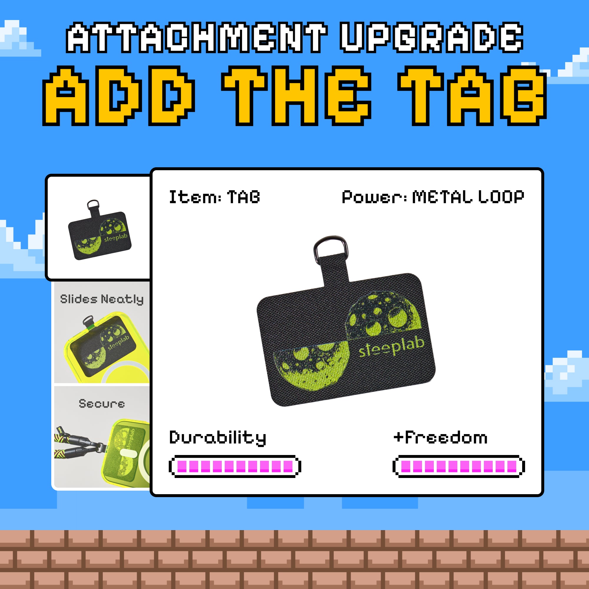 Freehand Baby GoKit - Wrist Lanyard + Phone Tab Bundle