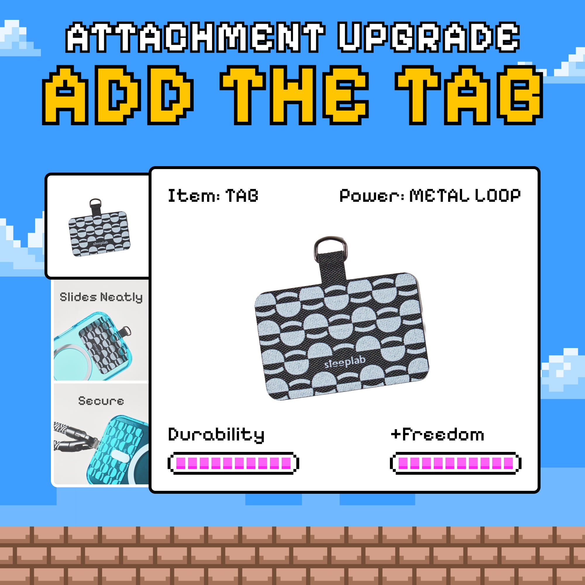 Freehand GoKit LS - Crossbody Lanyard + Wrist Lanyard + Phone Tabs Bundle