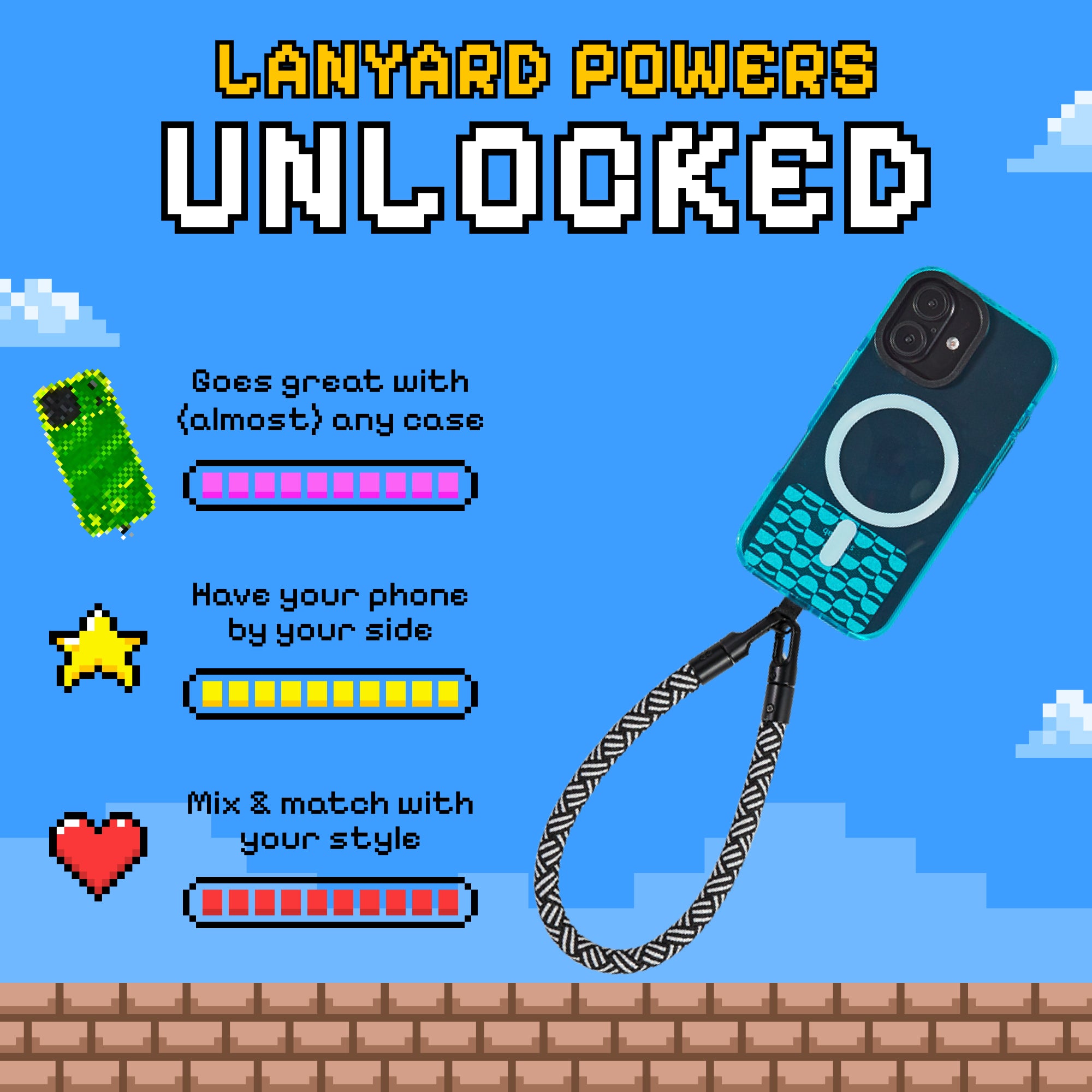 Freehand Baby GoKit - Wrist Lanyard + Phone Tab Bundle