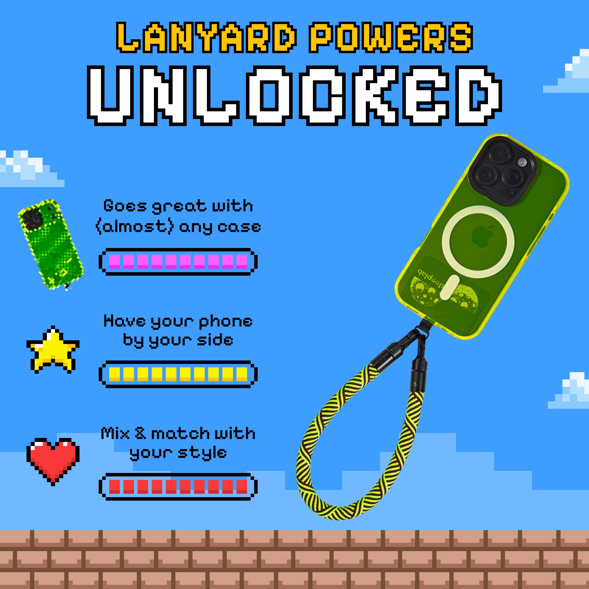 Freehand Baby GoKit - Wrist Lanyard + Phone Tab Bundle