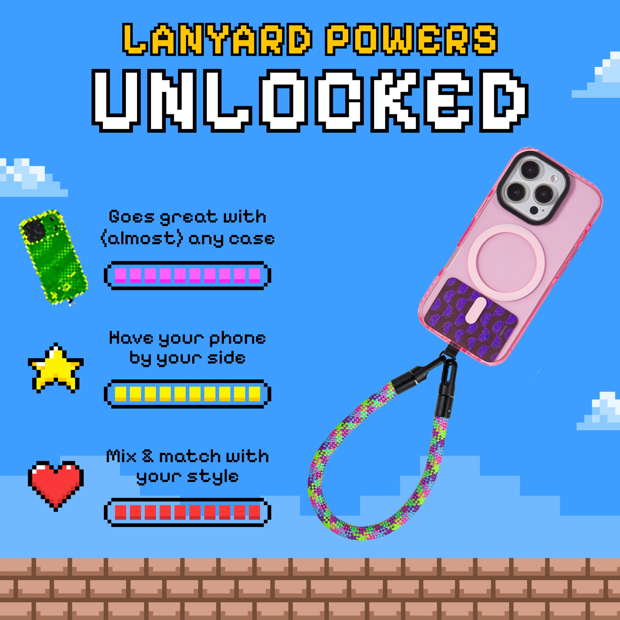 Freehand Baby GoKit - Wrist Lanyard + Phone Tab Bundle