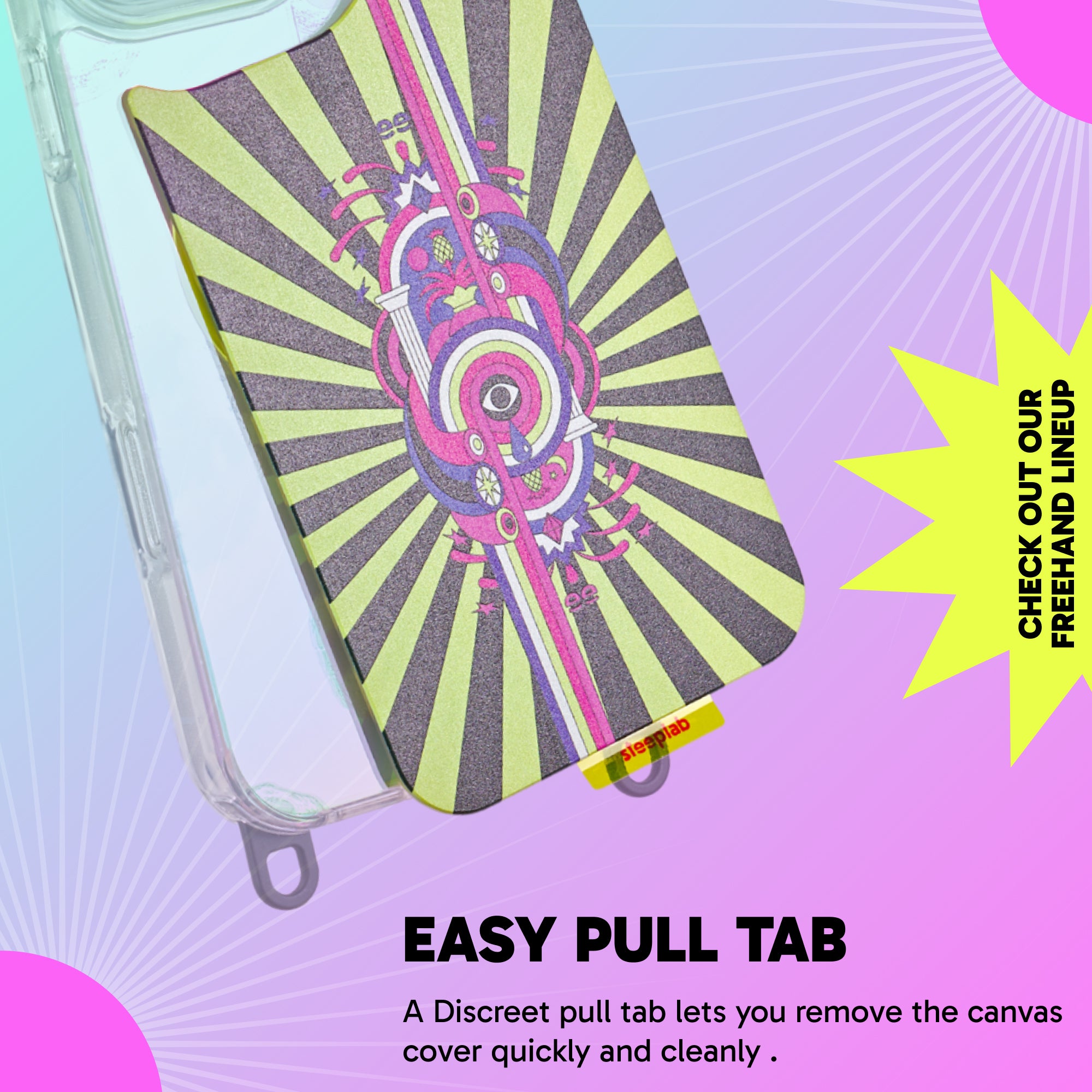 Canvas Cover for FreehandCase - Magnetic Interchangeable Backing for iPhone 16 Pro