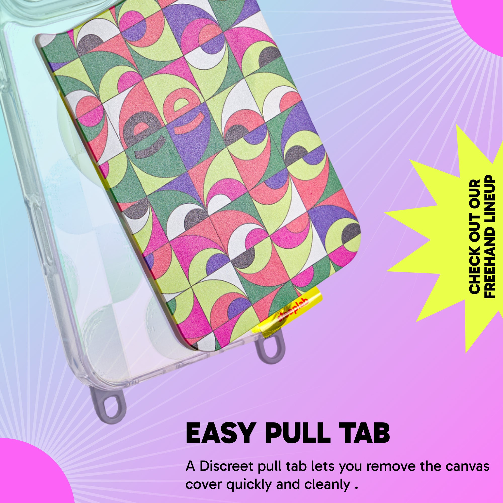 Canvas Cover for FreehandCase - Magnetic Interchangeable Backing for iPhone 16 Pro Max