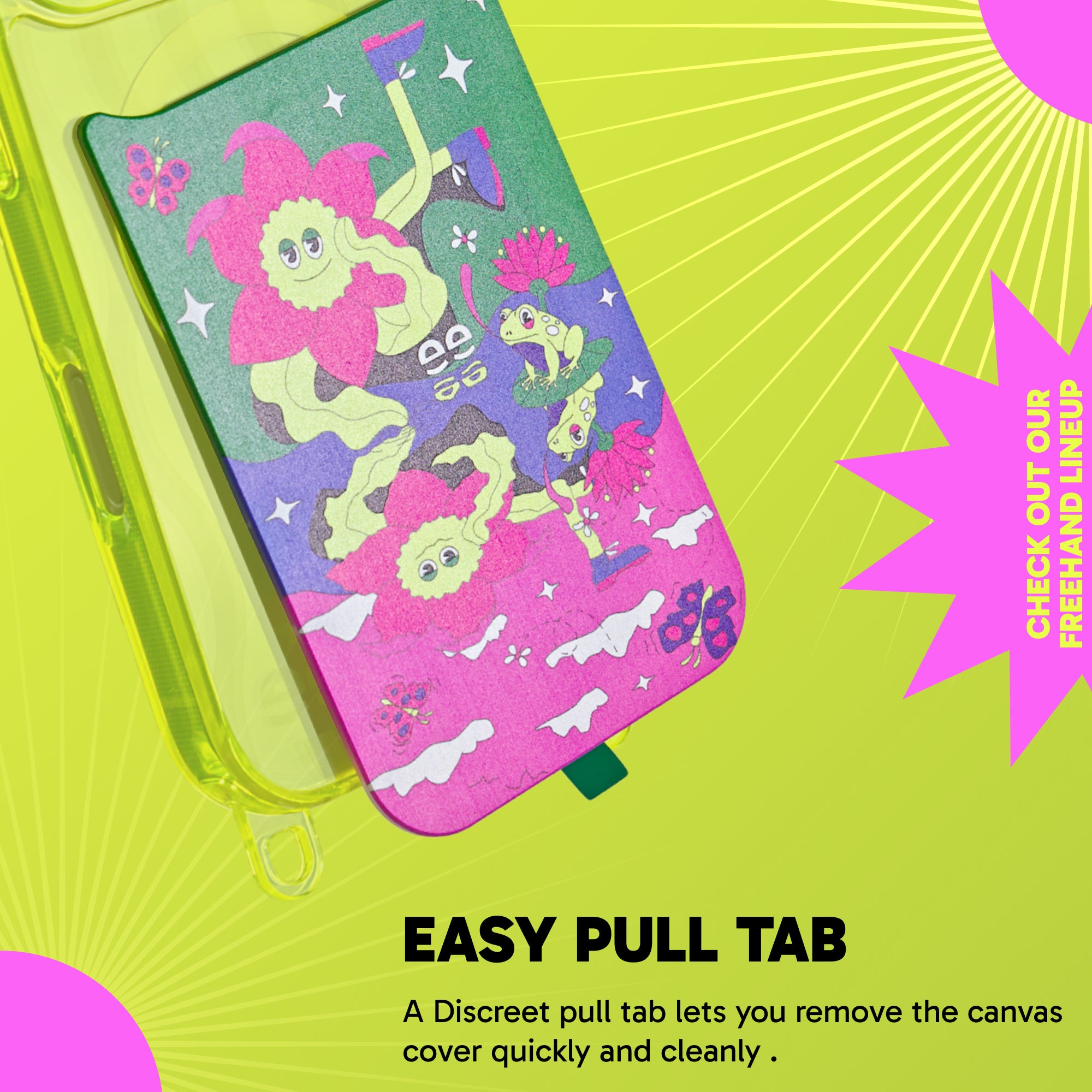 Canvas Cover for FreehandCase - Magnetic Interchangeable Backing for iPhone 17 Pro