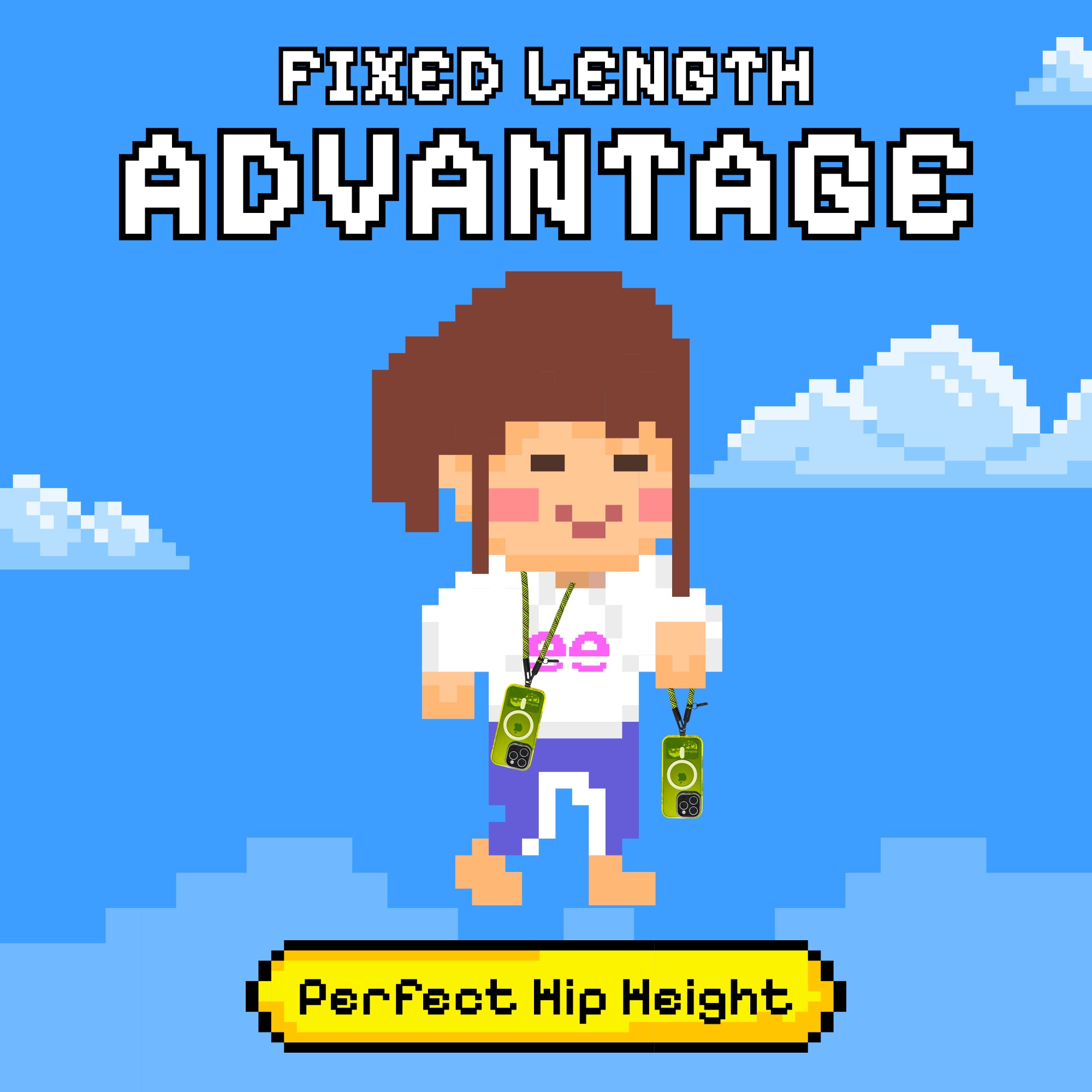 Freehand GoKit LS - Crossbody Lanyard + Wrist Lanyard + Phone Tabs Bundle