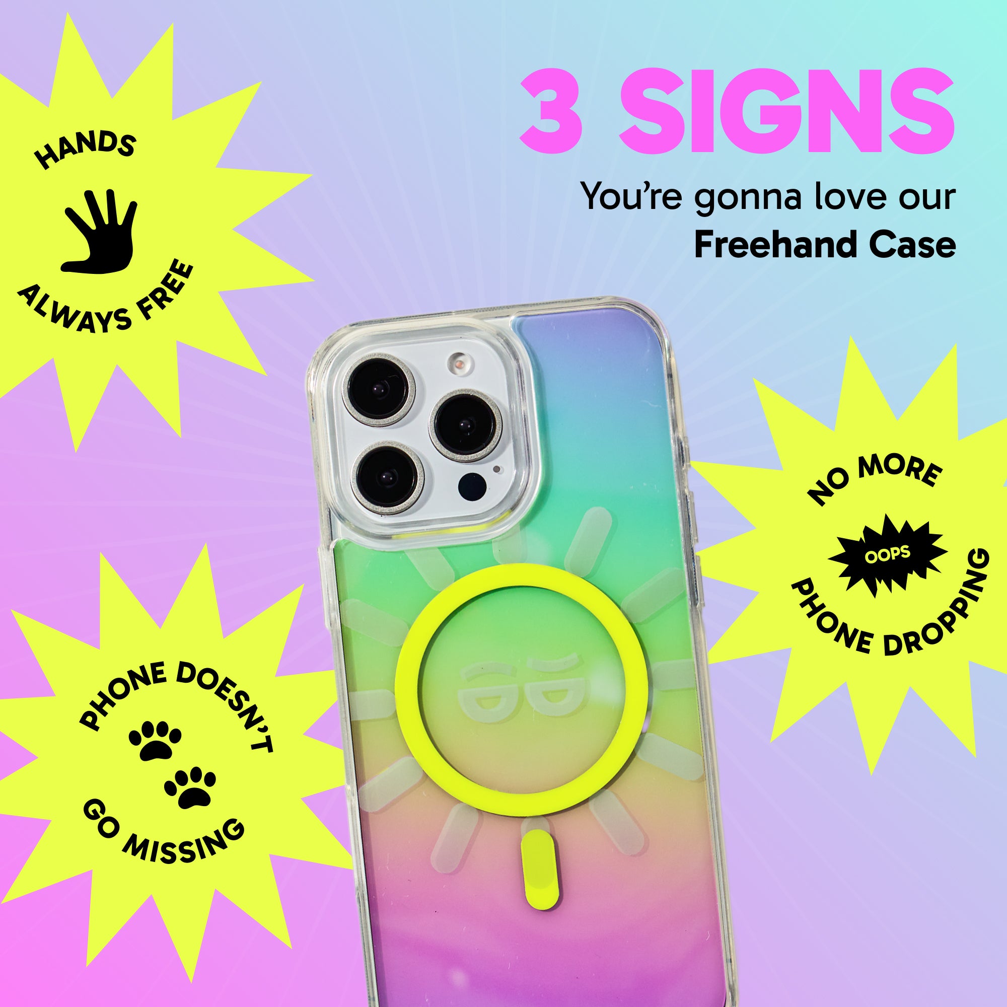 Freehand Case + Canvas Cover Bundle for iPhone 16 Pro Max - Magnetic Interchangeable Cover