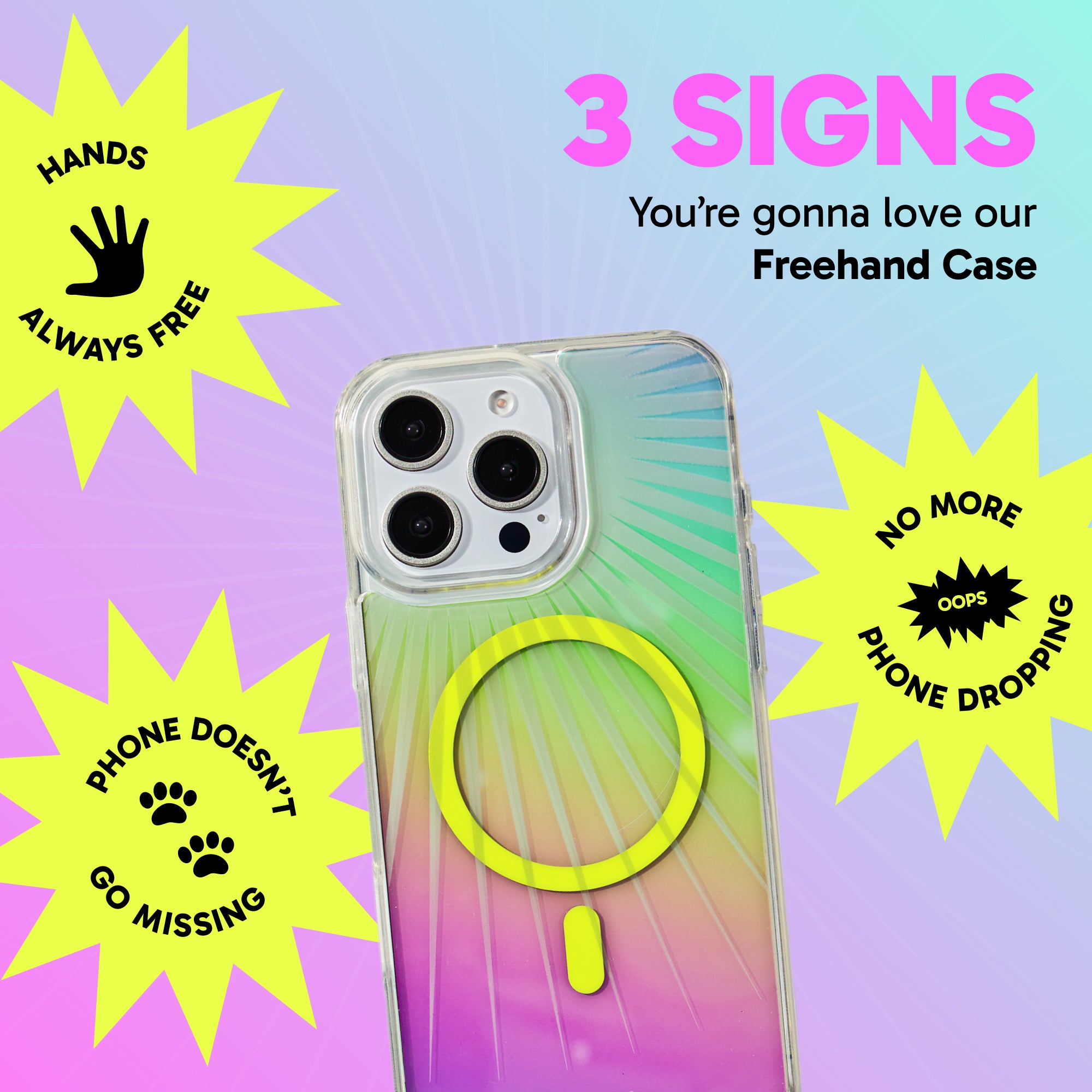 Freehand Case + Canvas Cover Bundle for iPhone 16 Pro Max - Magnetic Interchangeable Cover