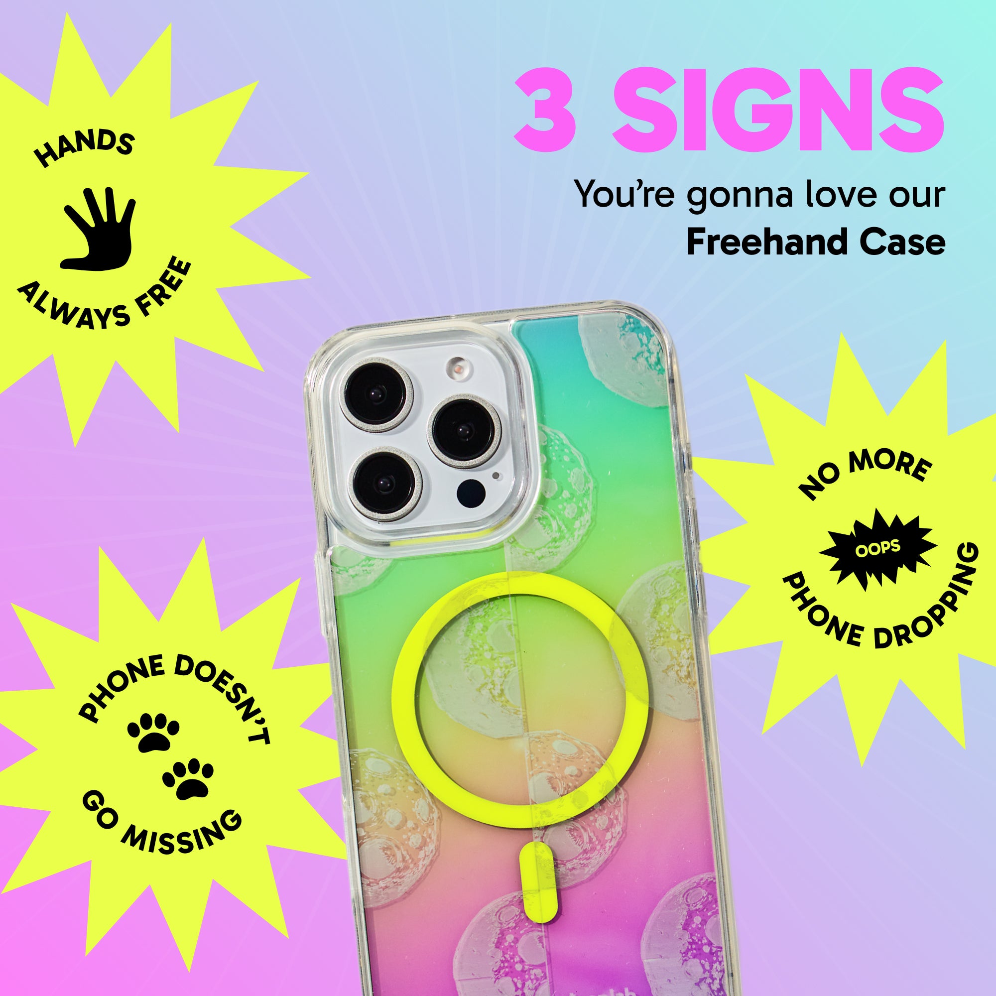 Freehand Case + Canvas Cover Bundle for iPhone 16 Pro - Magnetic Interchangeable Cover