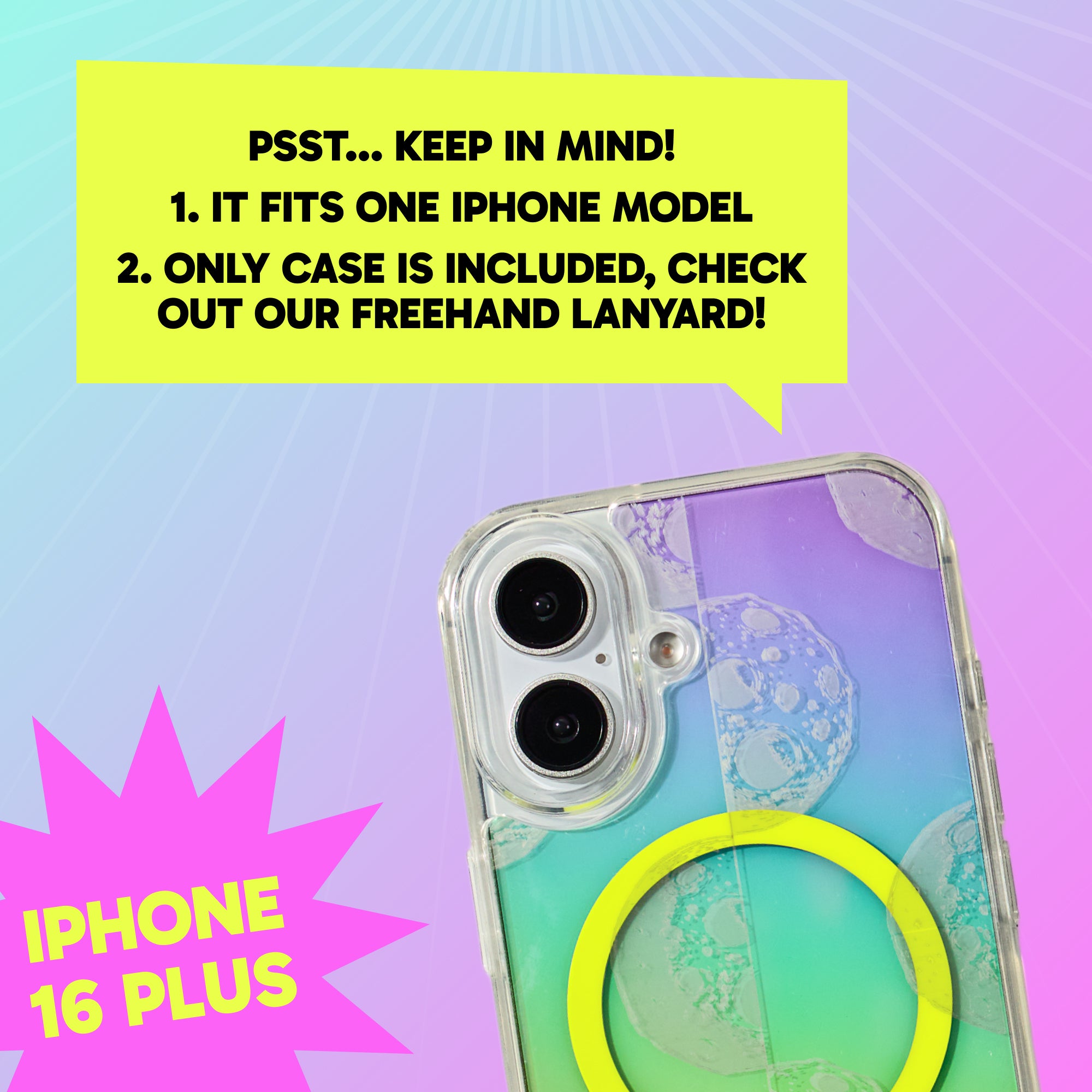 Freehand Case + Canvas Cover Bundle for iPhone 16 - Magnetic Interchangeable Cover