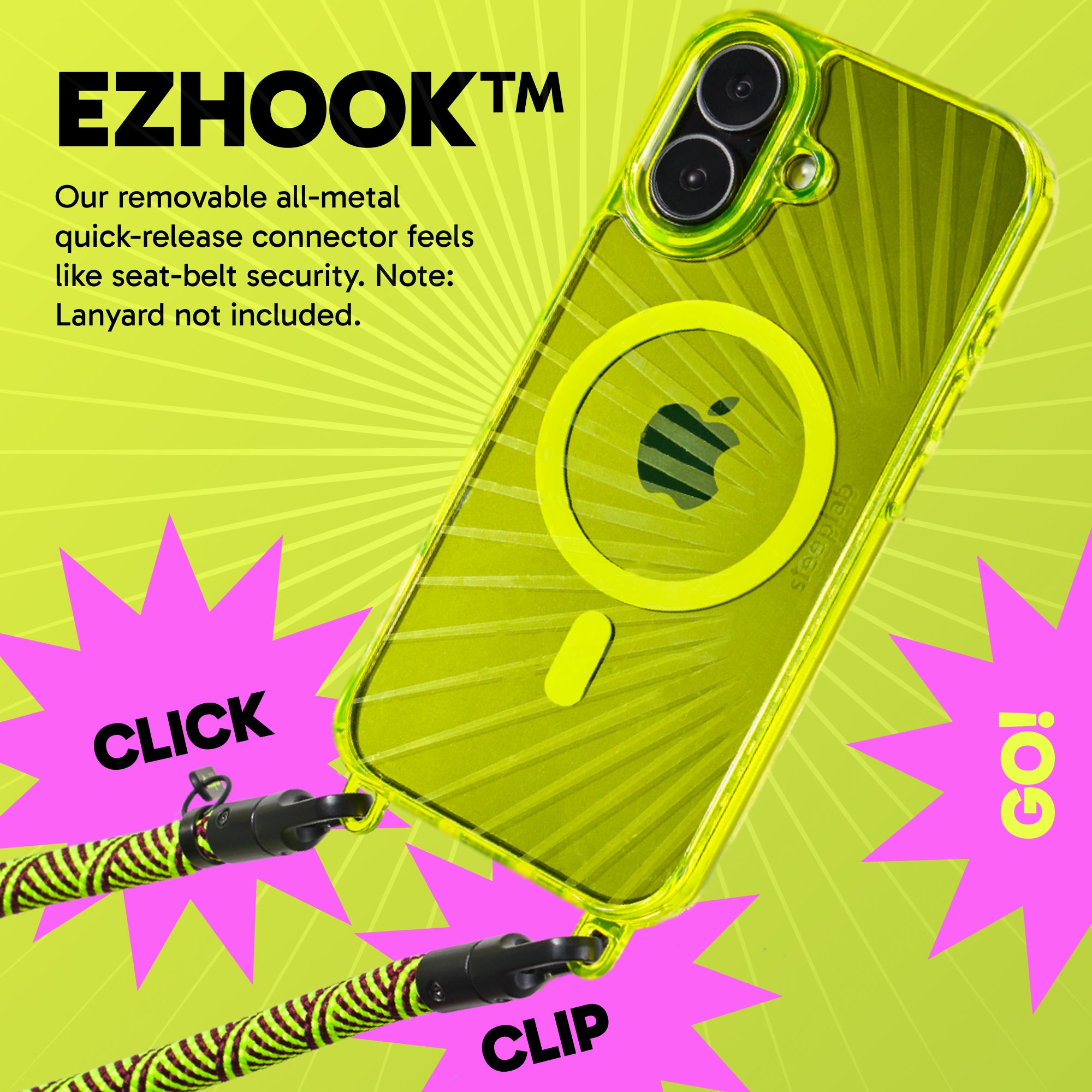 Freehand Case for iPhone 17 -  MagSafe & Shockproof Protection w EZ Hook