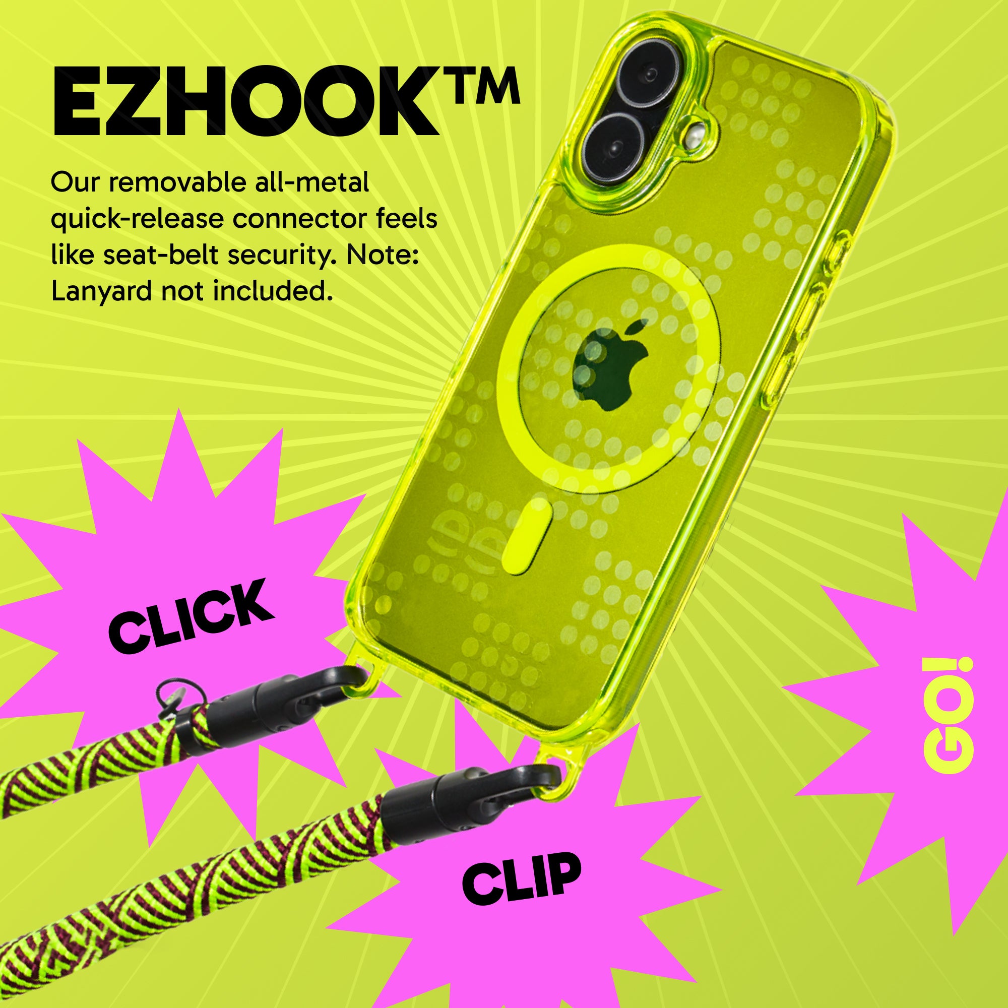 Freehand Case for iPhone 17 -  MagSafe & Shockproof Protection w EZ Hook