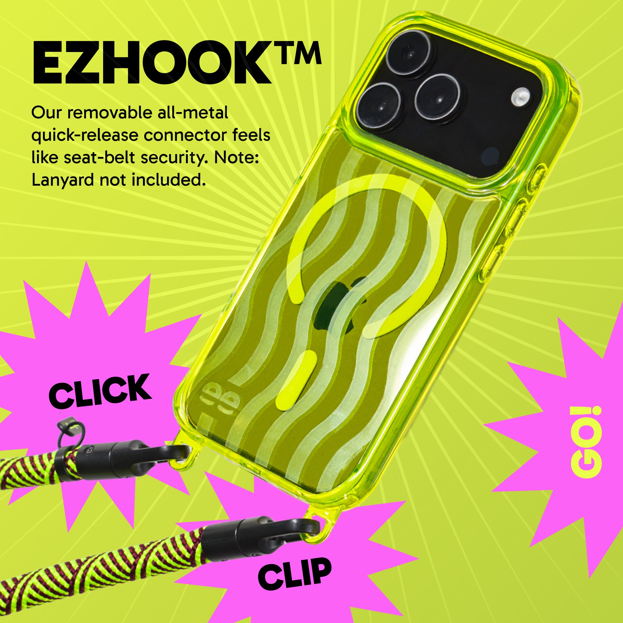 Freehand Case for iPhone 17 Pro Max -  MagSafe & Shockproof Protection w EZ Hook