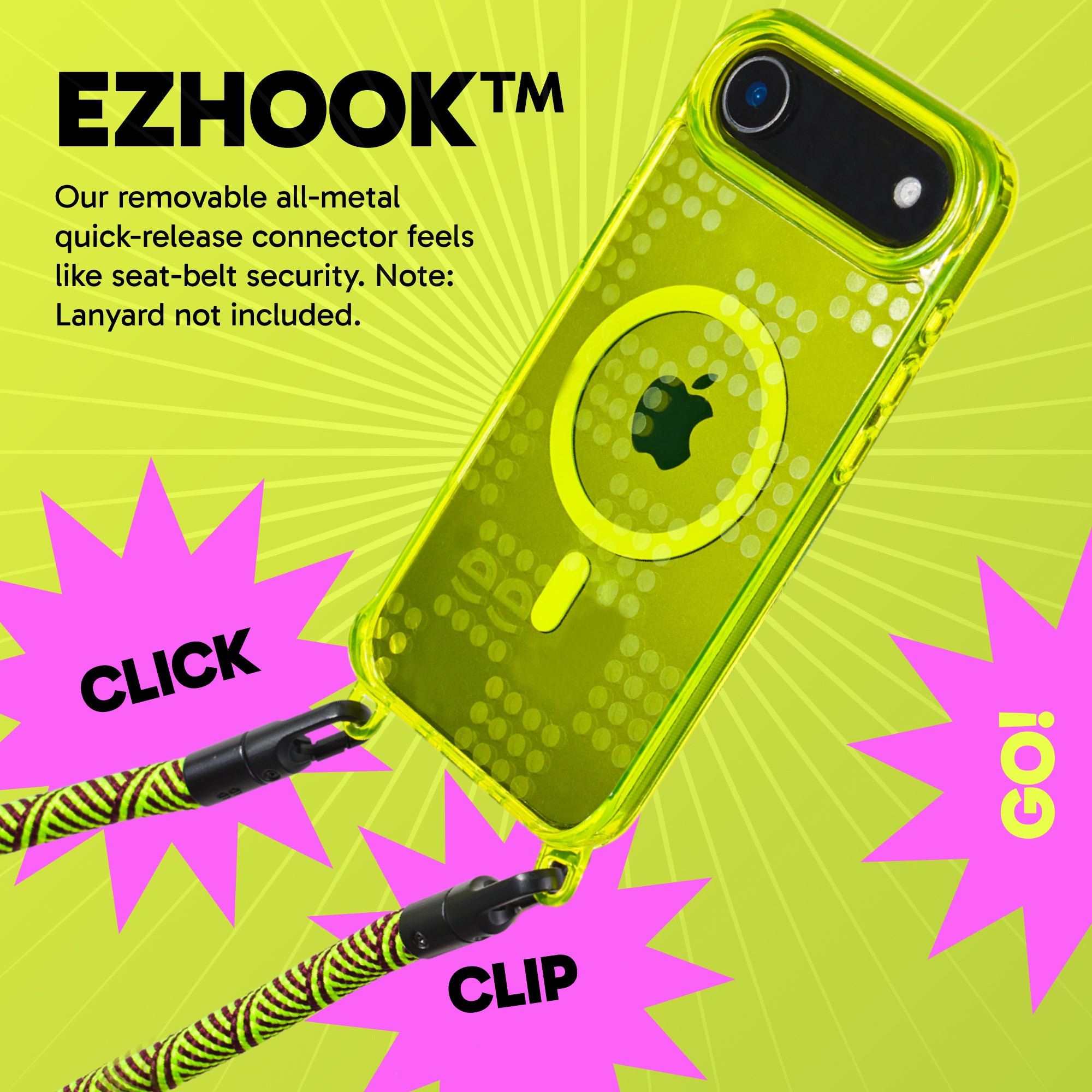 Freehand Case for iPhone 17 Air -  MagSafe & Shockproof Protection w EZ Hook