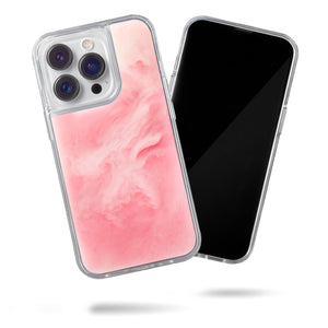 Neon Sand Case for iPhone 14 Pro - Pink Peach n Sand