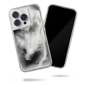 Neon Sand Case for iPhone 14 Pro - Hi Contrast Black n White