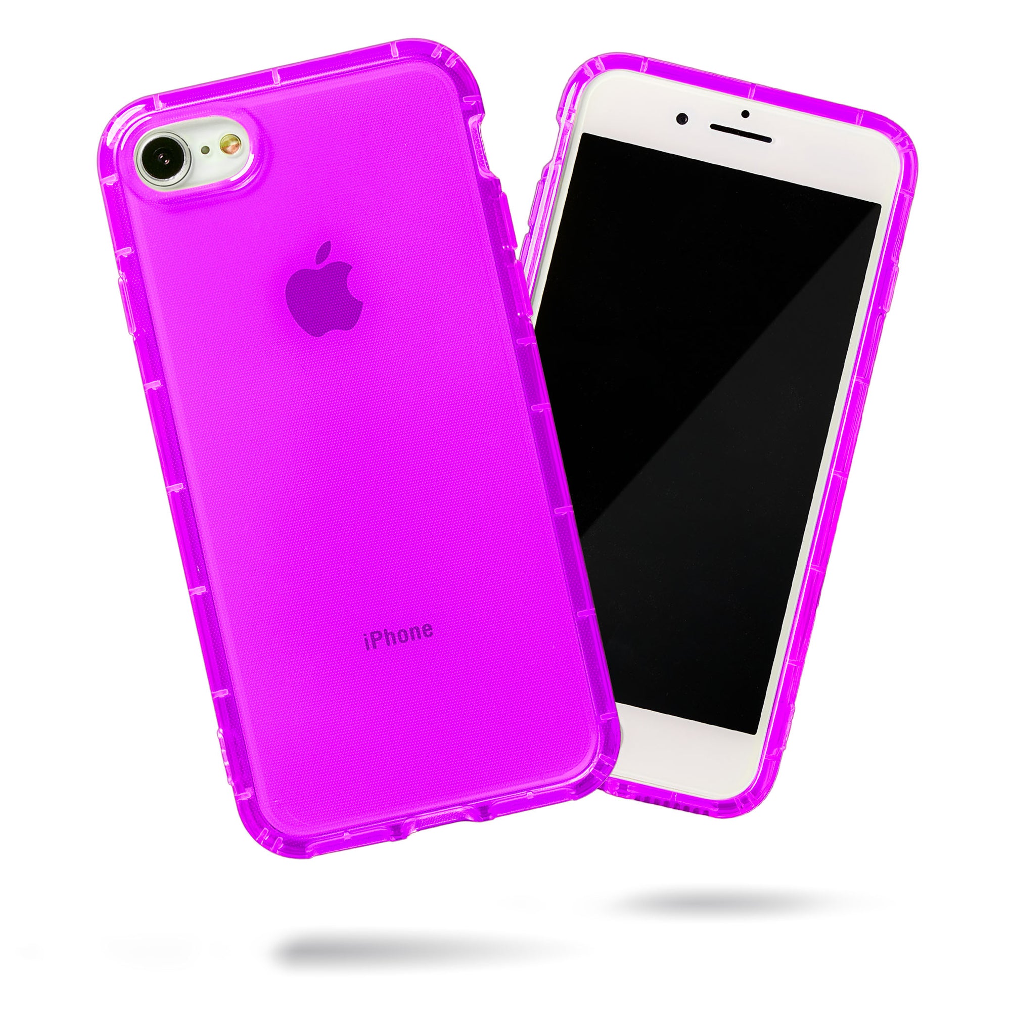Highlighter Case for iPhone SE, iPhone 8 & iPhone 7 - Saturated Vivid Purple