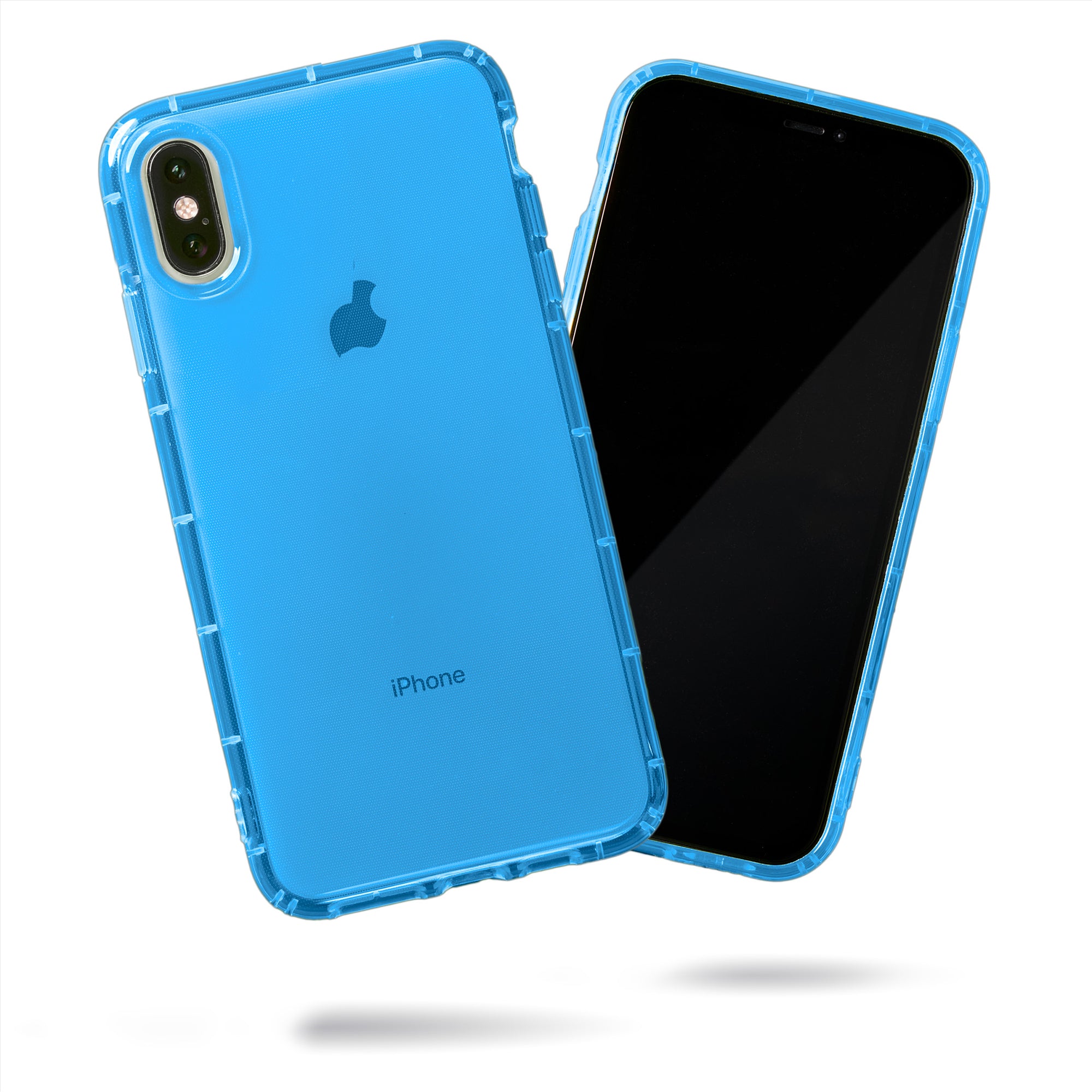 Highlighter Case for iPhone Xs/X - Elevated Azure Blue